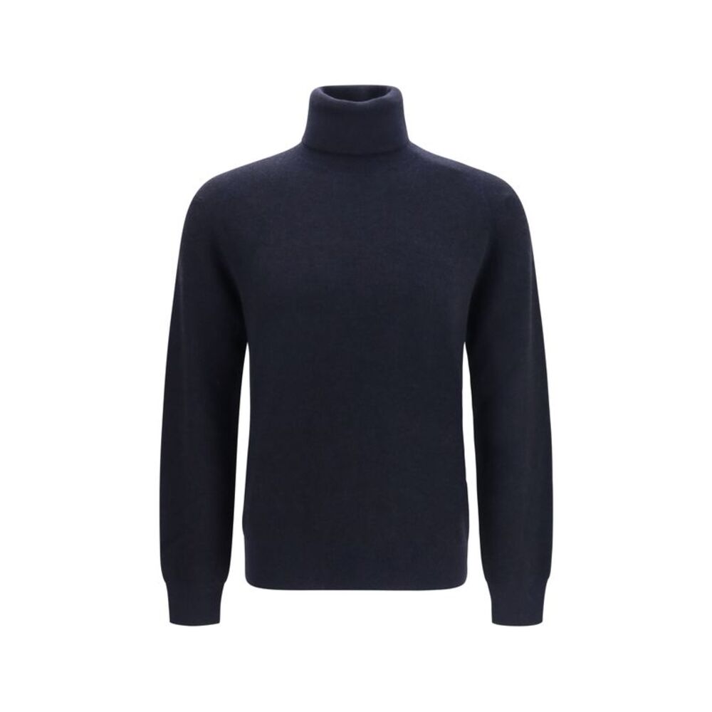 Brioni Men Wool And Cashmere Turtleneck Sweater
